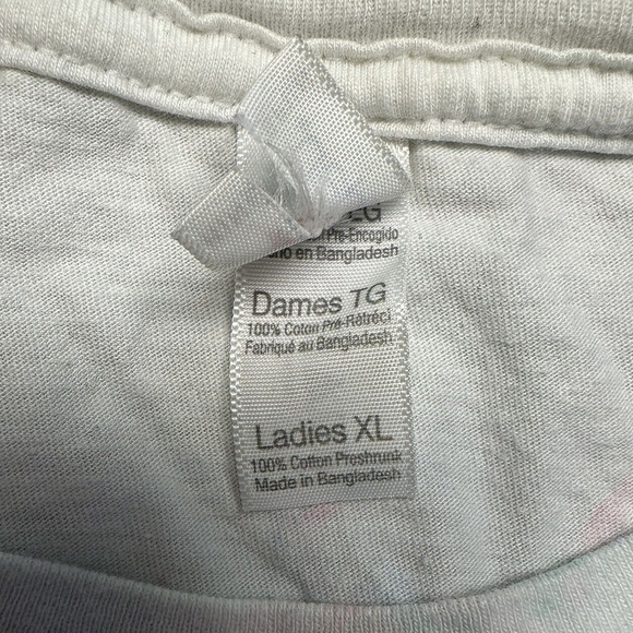 Miley Cyrus Bangerz 2014 Tour SHIRT Pop Woman's XL Tie Dye Rare - Picture 3 of 5